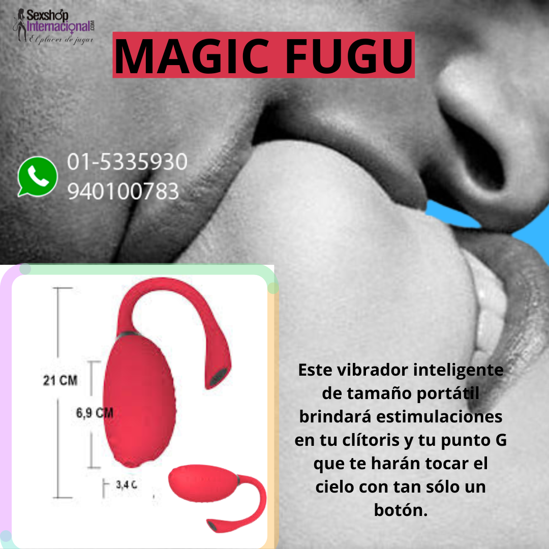 VIBRADOR MAGIC FUGU PLACER INTENSO 